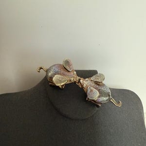 Vintage Mini Mice Thin Belt Buckle