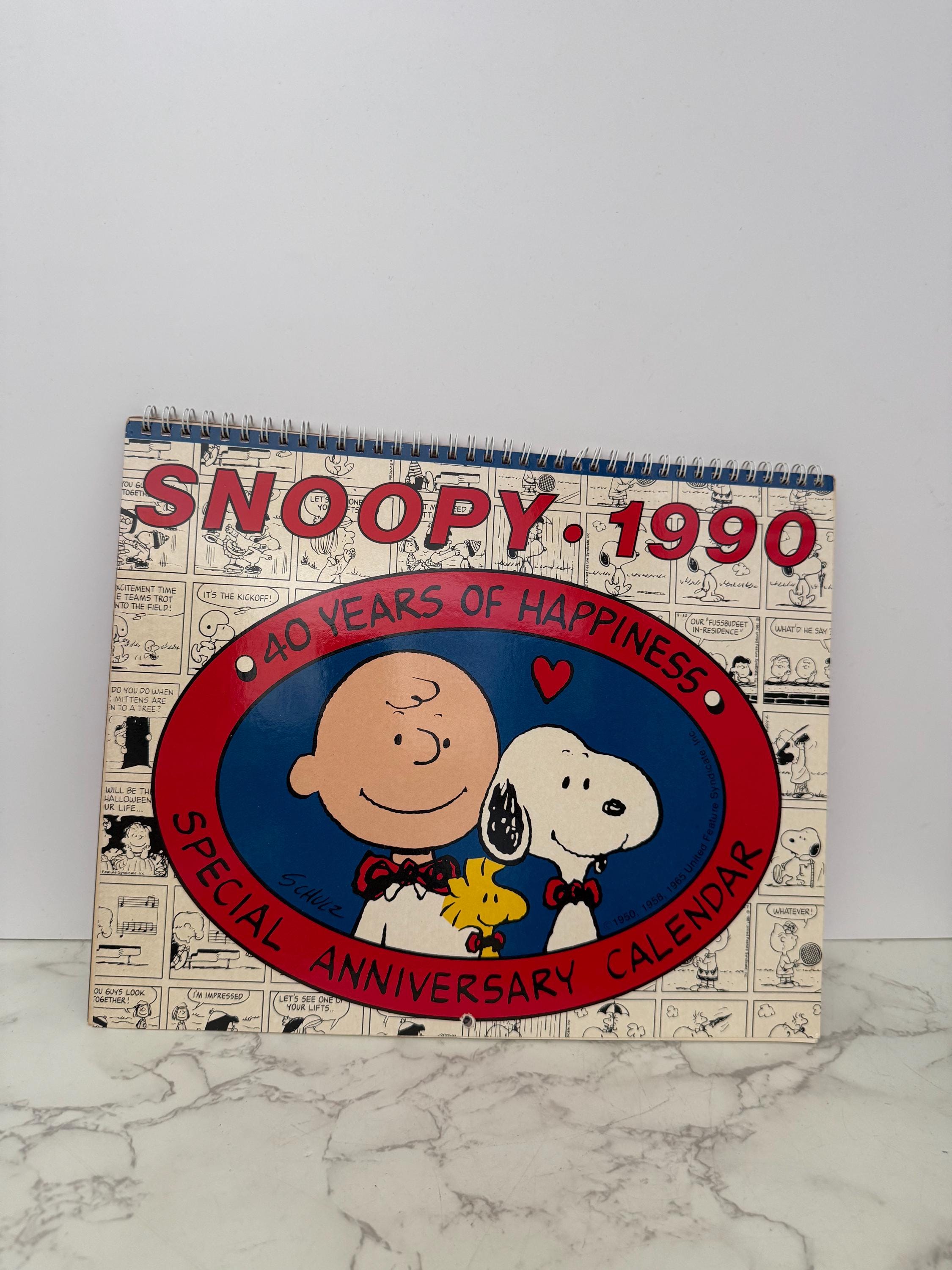Peanuts Wall Calendar - Etsy