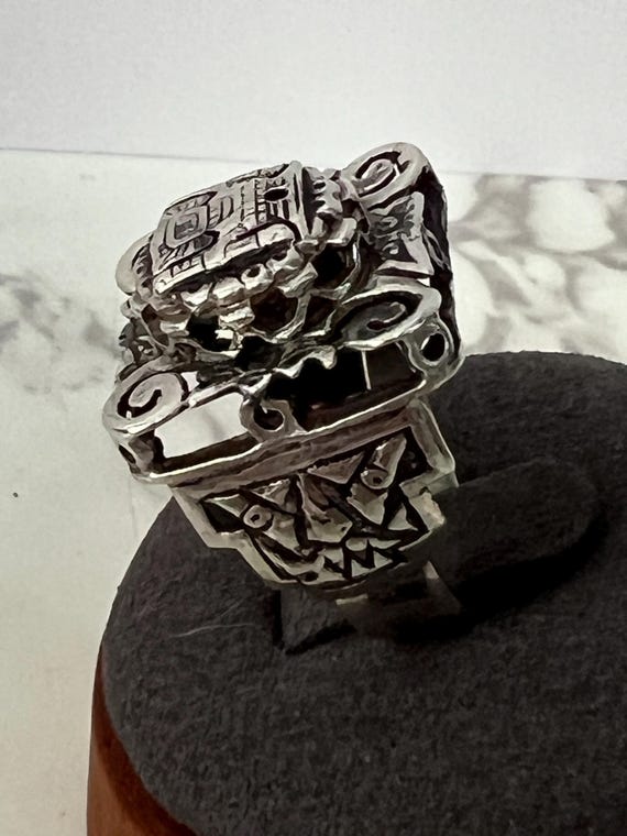 Vintage .925 Silver Statement Ring - image 5
