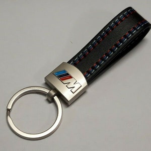 Keychain Leatherette logo key ring for BMW M sport