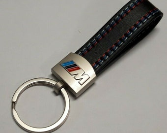 Keychain Portachiavi in similpelle logo per Bmw M sport