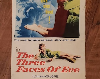 Original Three Faces of Eve Movie Poster
