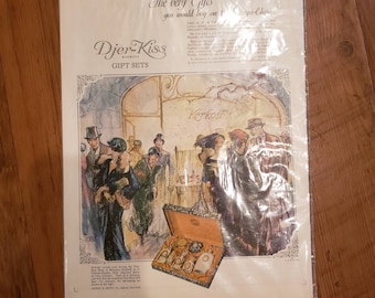 Antique Djer-Kiss Perfume Ad