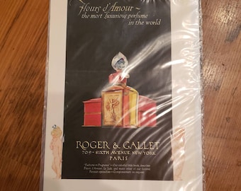 Antique Roger & Gallet Perfume Ad