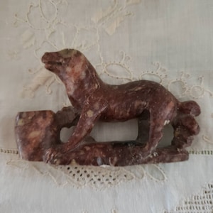 Antique Soapstone Figure