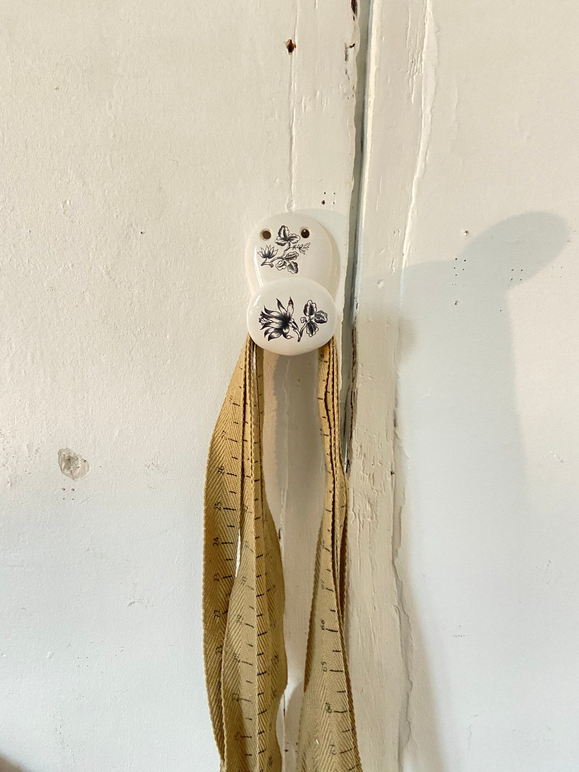 Porcelain wall hanger Tea towel holder Porcelain from Etsy