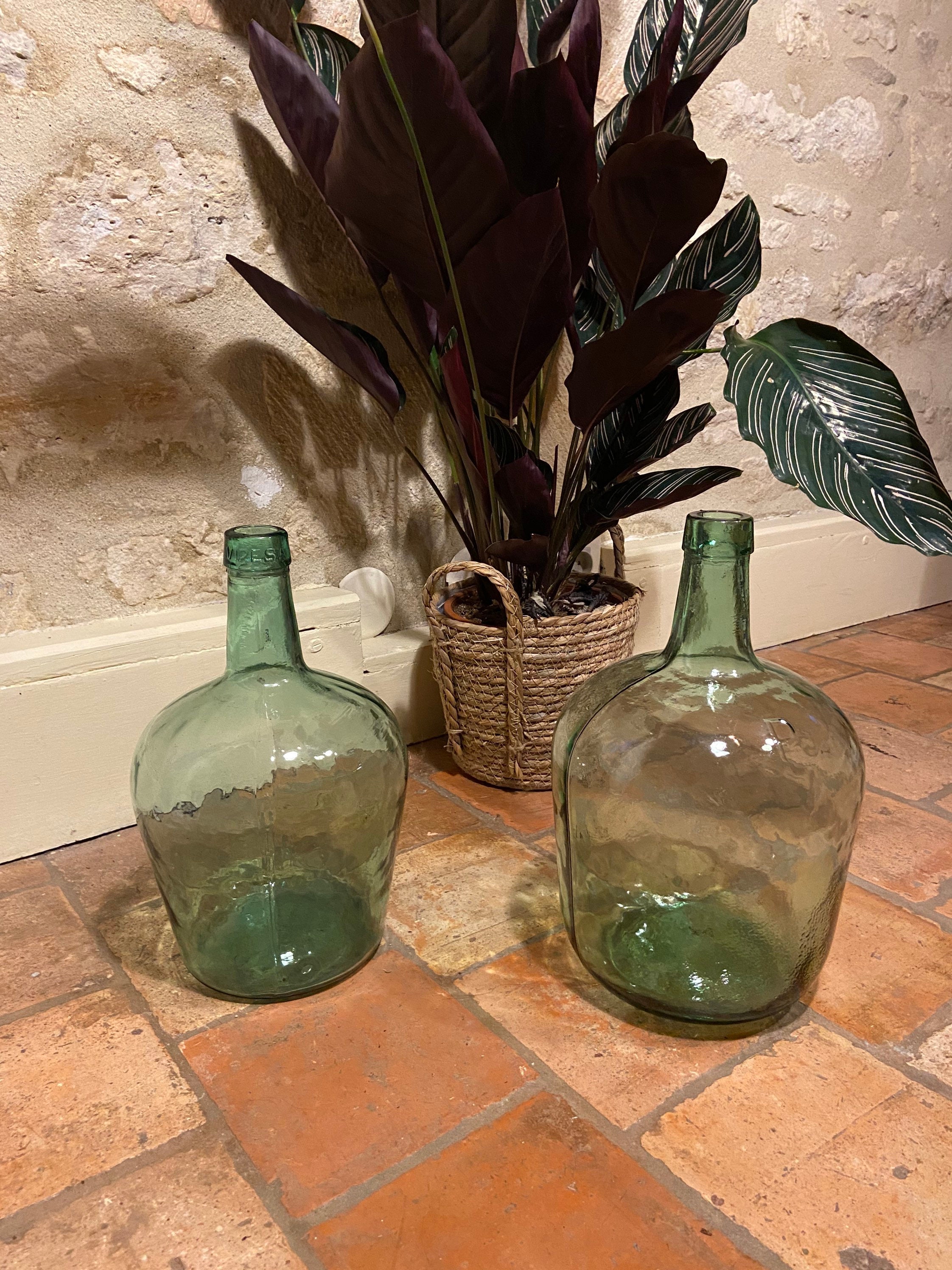 Dame Jeanne Verte Vintage