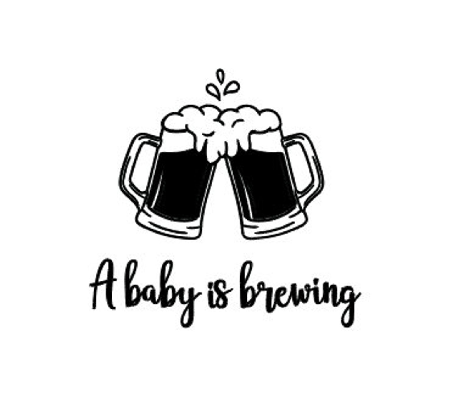 A Baby Is Brewing Svg png Etsy