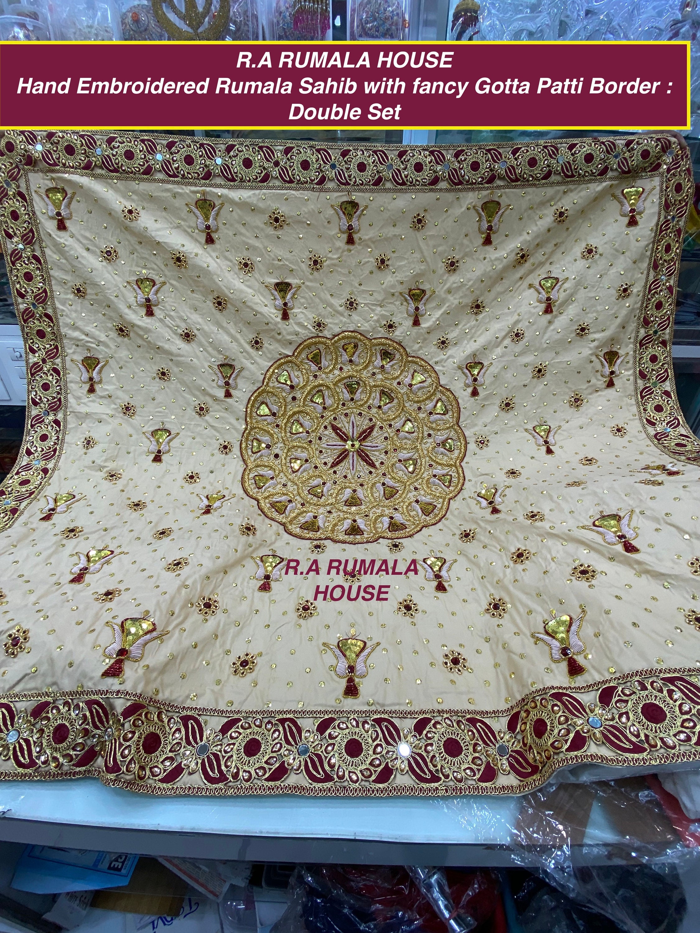 Yellow Rumala Sahib - Etsy