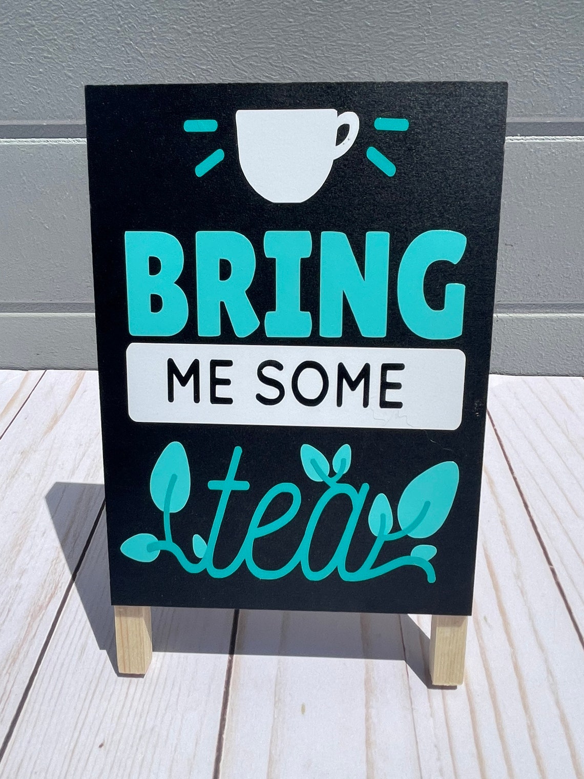 Tea mini signs tea bar decor coffee bar signs signs for tea Etsy