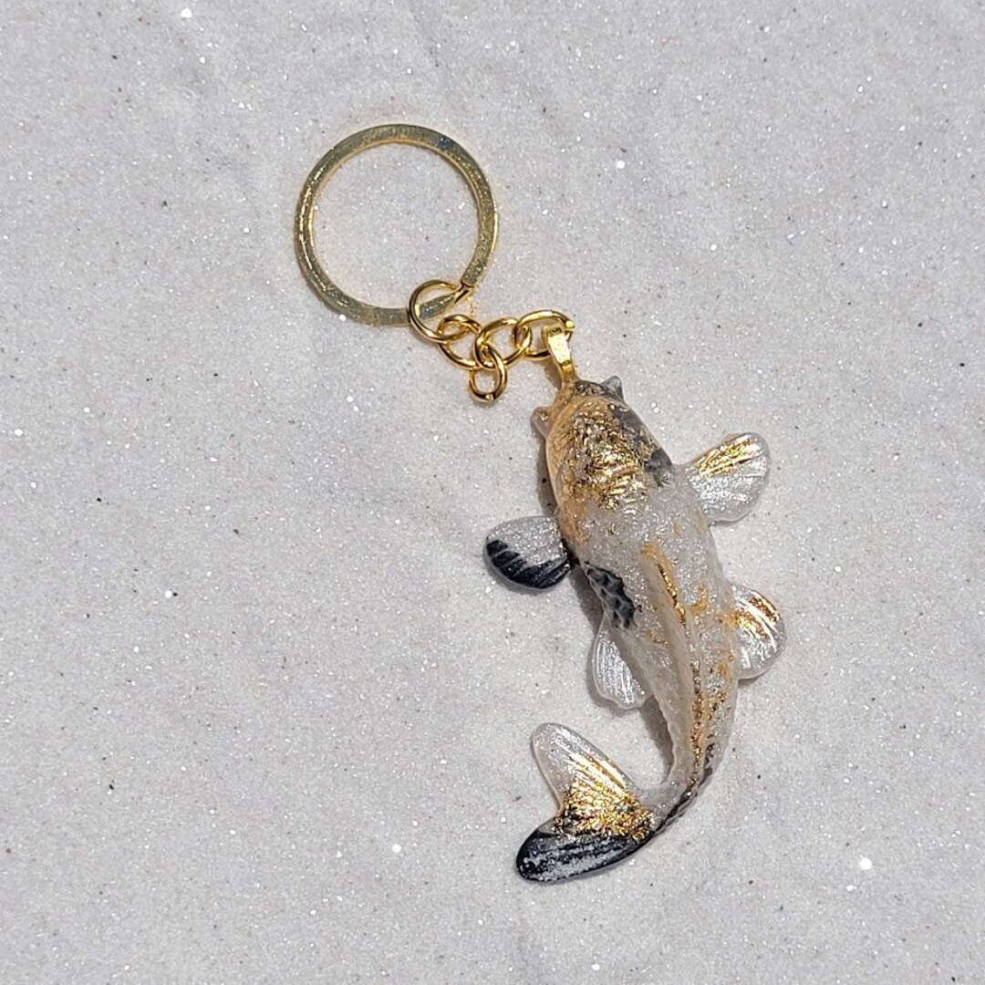 Koi Keychain/ Beach Keychain/ Ocean Keychains/ Tropical - Etsy