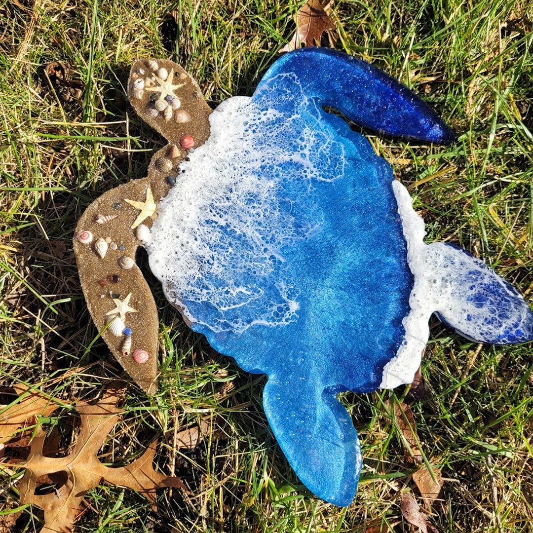 Large Sea Turtle Wall Art/ Turtle Wall Hanging/ Ocean Wall Etsy