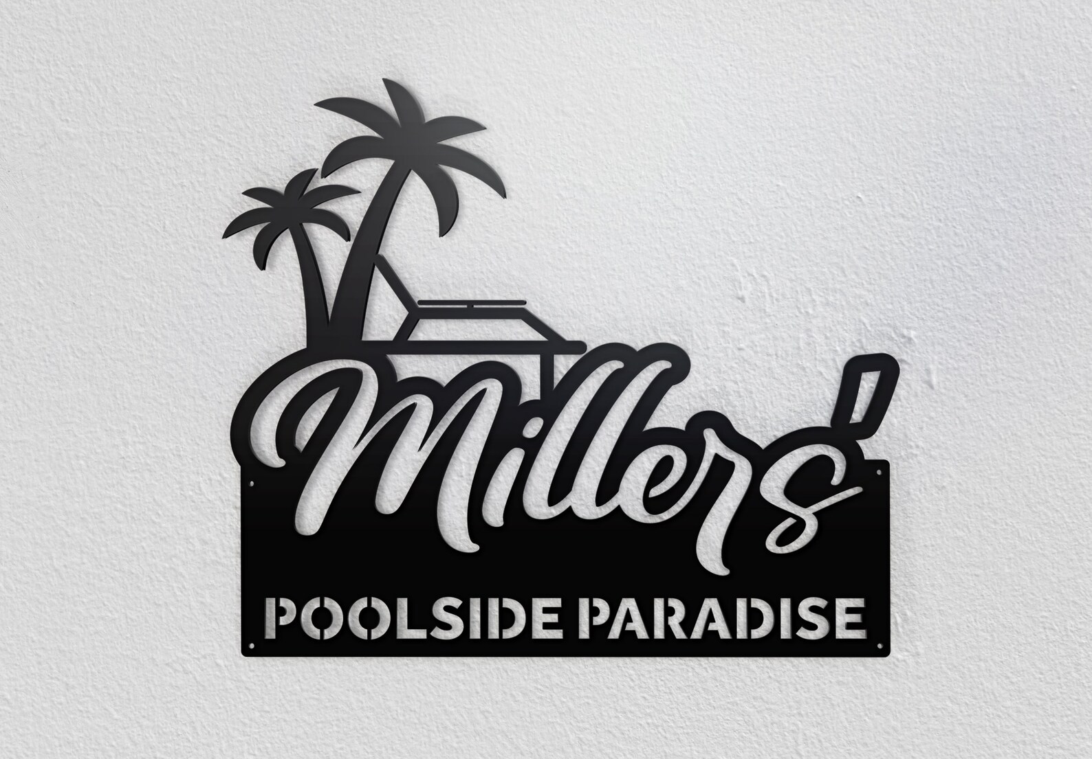 Personalized Pool Sign Outdoor Pool Sign Custom Metal Pool Etsy