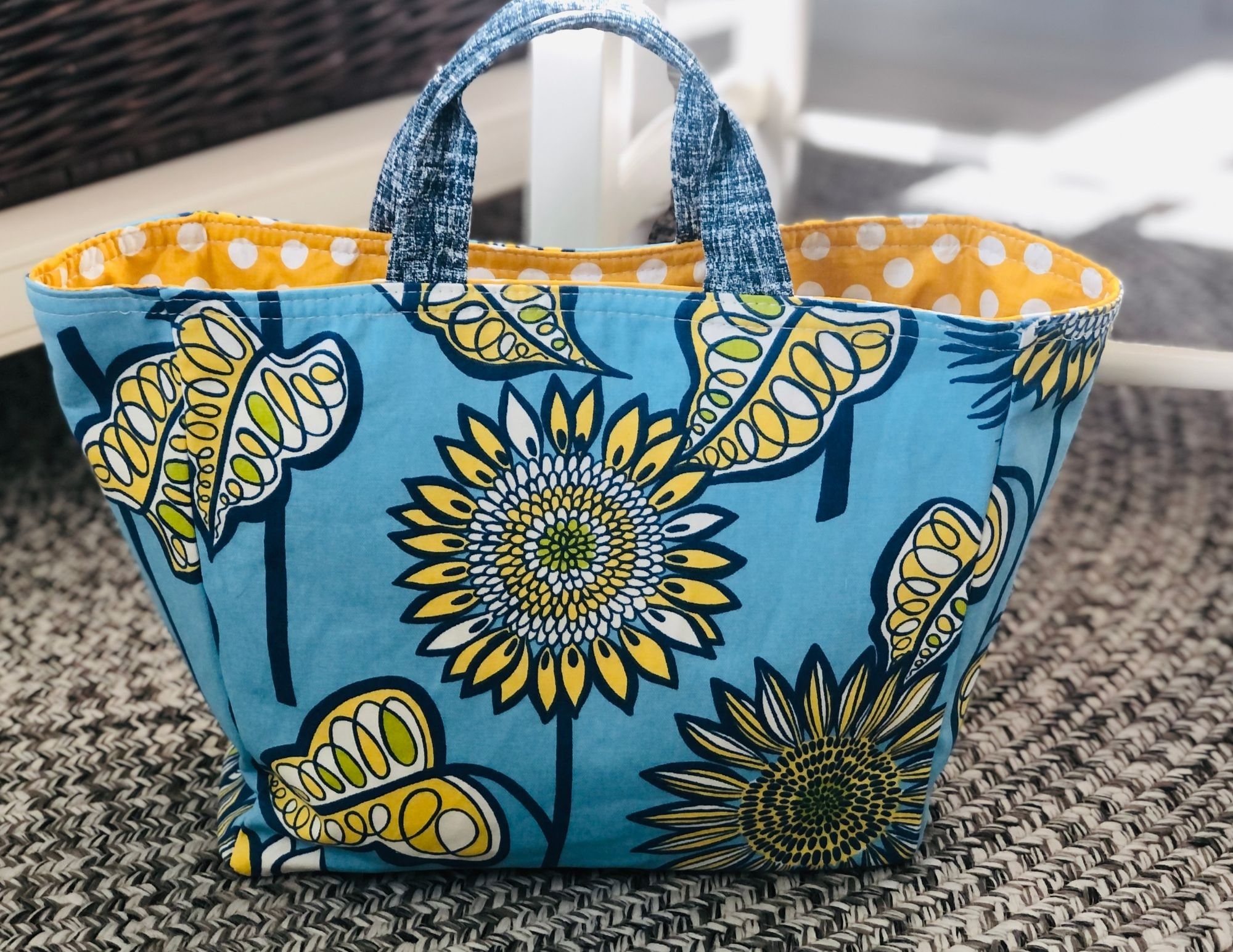 Market Tote Bag PDF Sewing Instructions Pattern & Video - Etsy