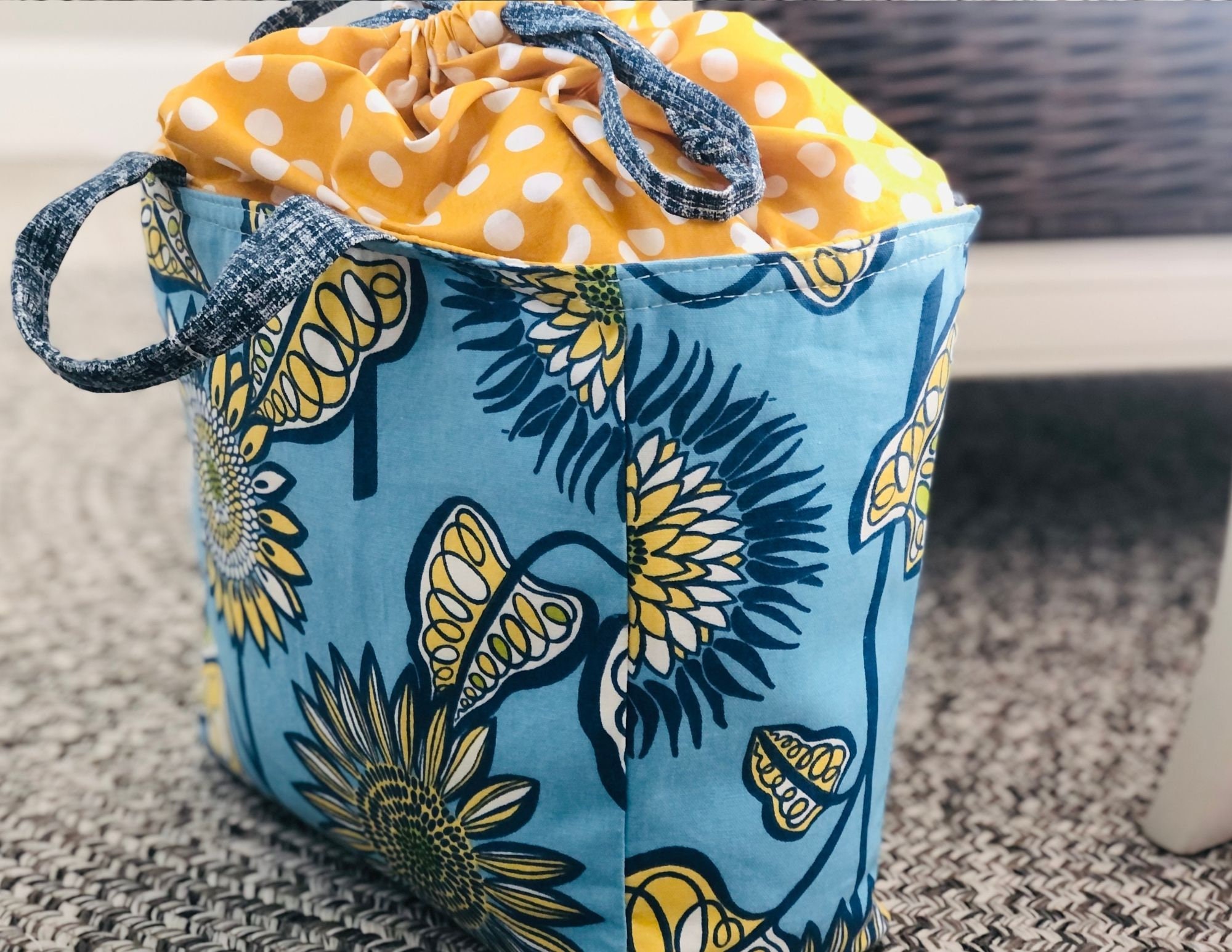 Market Tote Bag PDF Sewing Instructions Pattern & Video - Etsy