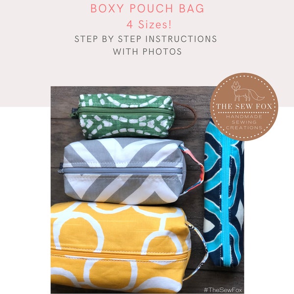 Boxy Pouch Bag PDF Nähanleitung