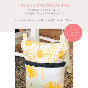 Lisa Crossbody Bag PDF Nähanleitung Schnittmuster