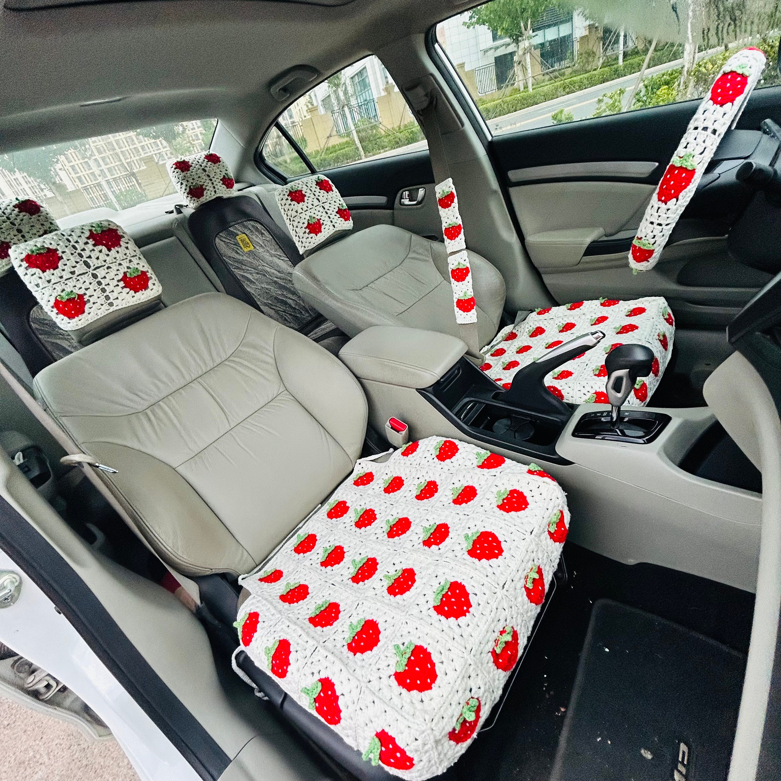 小物 Car Foranimal crochet belt Amazon.com: HZYZW Universal Automotive Seat Belt Cover Pad