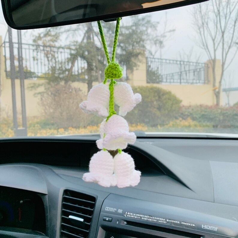 Lily of the Valley Flower Car Accessories Mirror Hanging Charm Etsy