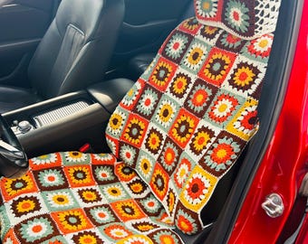Crochet Headrest Covers, seat cover back cover Steering Wheel Cover, Handmade Car Seat Covers ,Seatbelt cover For Women