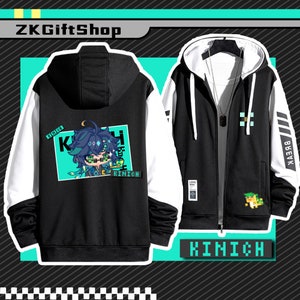 Genshin Impact かわいいキニッチ手描きパーカー - ゲーム周辺機器ストームトルーパー - 春と秋の快適ジャケット - カスタマイズ可能なパターン