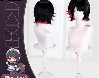 Zenless Zone Zero Ellen Joe handmade cosplay wig hair | Ellen Joe wig | Halloween Christmas gift for girl women boy men