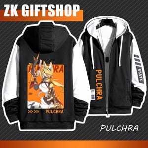 Zenless Zone Zero pulchra Hand drawn Hoodie-Game Peripheral Stormtrooper - Spring and Autumn Comfort Jacket - Customizable Pattern