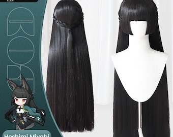 Zenless Zone Zero Hoshimi Miyabi handmade cosplay wig hair| Hoshimi Miyabi wig| Halloween Christmas gift for girl women boy men