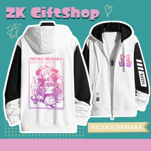 Zenless Zone Zero Nicole Demara Handgezeichnet Hoodie - Game Perimperal Stormtrooper - Frühling und Herbst Komfort Jacke - anpassbares Muster