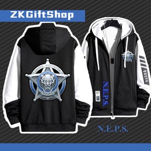 Zenless Zone Zero ZZZ N.E.P.S. Hand drawn Hoodie - Game Peripheral Stormtrooper - Spring and Autumn Comfort Jacket - Customizable Pattern