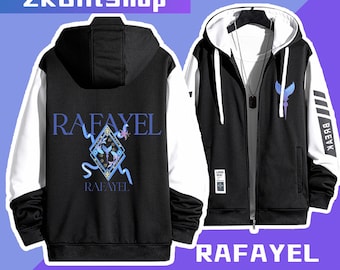 Love and Deepspace- Rafayel-Hand drawn Hoodie - Game Peripheral Stormtrooper - Spring and Autumn Comfort Jacket - Customizable Pattern