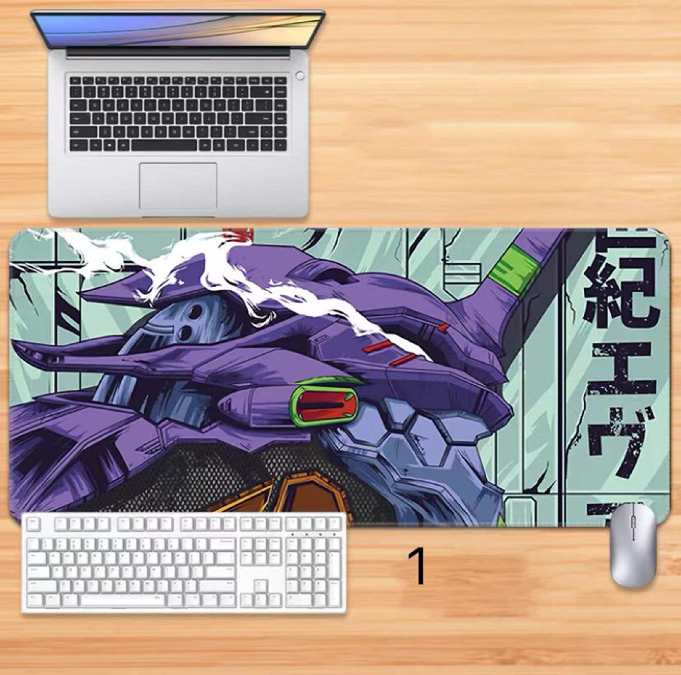 Chainsaw Man Reze Gaming Mouse Pad XL (11.8 x 31.5 x 0.1 inch), Extended Large Mouse Pad Desk Pad, Stitched Edges Mouse Pad, Non-Slip Rubber Base Mouse Pad, Keyboard Mat
