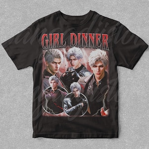 Retro 90&#39;s Girl Dinner Sylus T-Shirt, Sylus Love and Deepspace Fan Tee Graphic T-Shirt, Gift For Women and Man Unisex T-Shirt