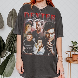 Retro 90&#39;s Dexter Morgan T-Shirt, Dexter TV Series Fan Tee Graphic T-Shirt, Gift For Women and Man Unisex T-Shirt