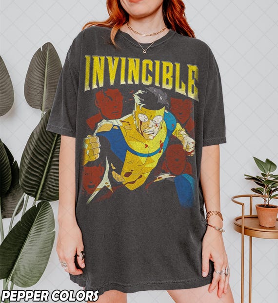 Vintage Invincible Mark Superhero Shirt, Comic Book Comfort Colors