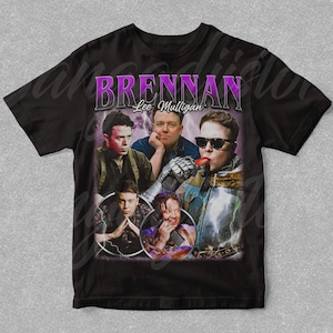 Retro 90&#39;s Brennan Lee Mulligan T-Shirt, Brennan Lee Fan Tee Graphic T-Shirt, Gift For Women and Man Unisex T-Shirt