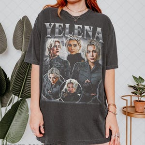 chemise vintage Yelena Belova Thunderbolts *, Florence Pugh Movie Comfort Colors Fan Tee T-shirt graphique, cadeau pour femme et homme T-shirt unisexe