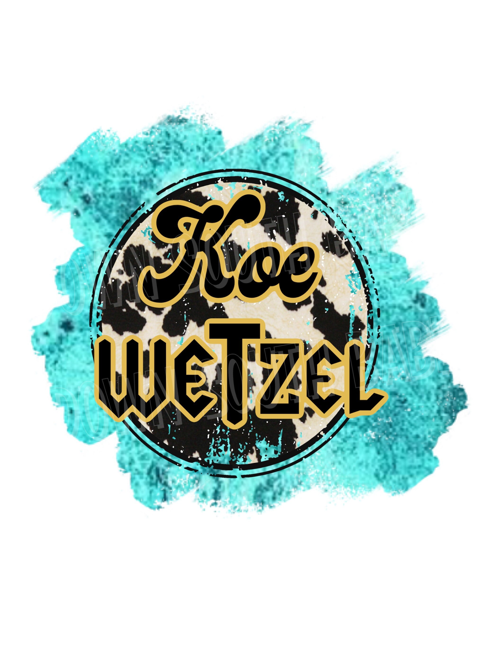 Koe Wetzel PNG Digital Download Western Country Texas Etsy