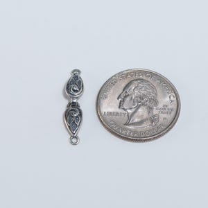 Sterling Silver Hook Clasp, Thai Silver, Necklace Connector image 4