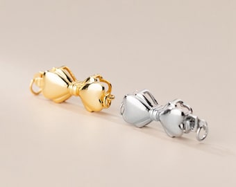 Sterling Silber Bogen filigrane Verschluss, Perle Schmuck Zubehör, Armband Halskette Verschluss