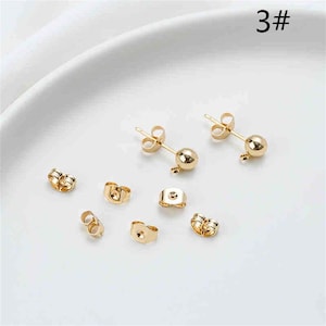 Stainless Steel Butterfly Ear Nuts, Earring Backs, Backing Clutch,Ear Clutch, Earring Stud Back Stoppers, Earring Nuts, Wholesale Blanks 6mm