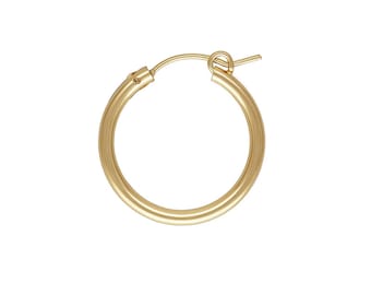 14K Gold Filled Eurowire Hoop Earring, Gold Filled Earwire Hoops, Earring Component, Ear Hoops for Jewelry Making