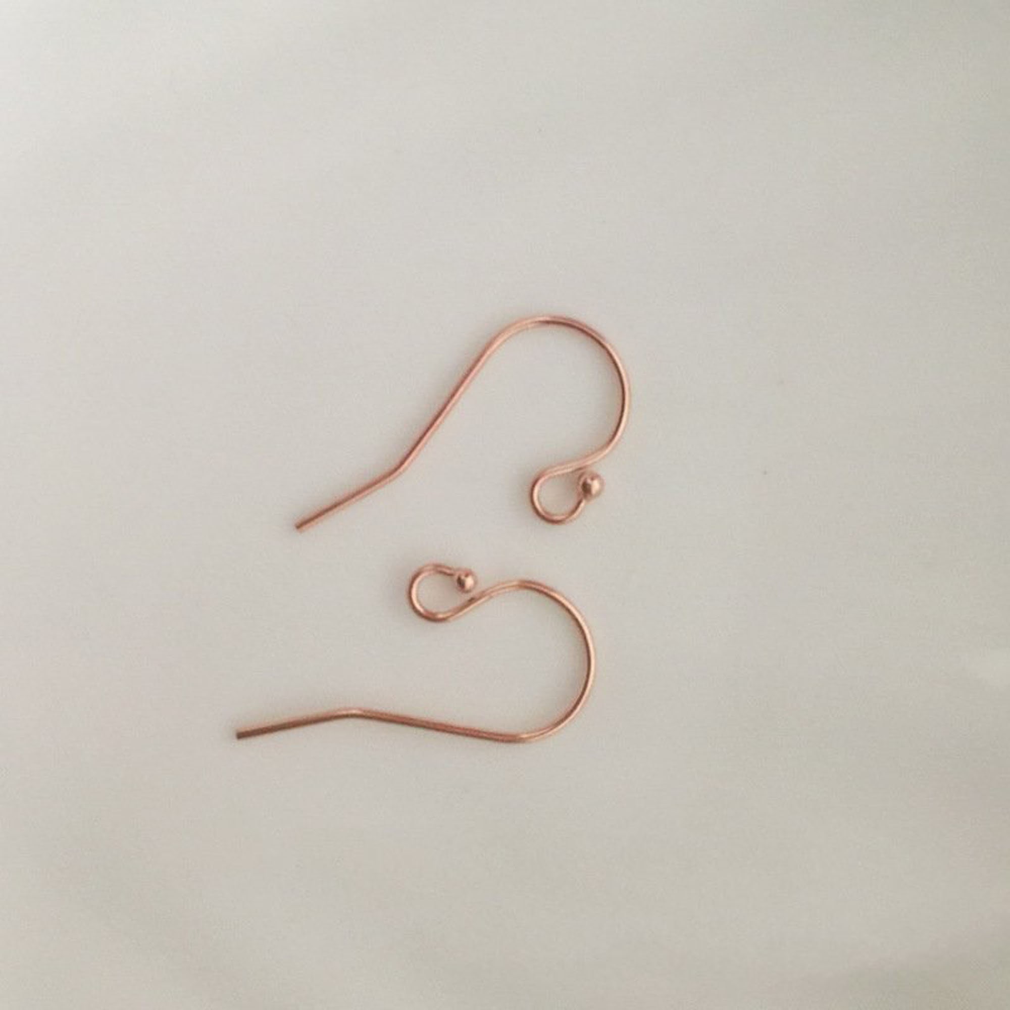 Rose Gold Filled Ear Wires, Earrings Hooks, Easy Attach, Easy Change S -  Jewelry Tool Box