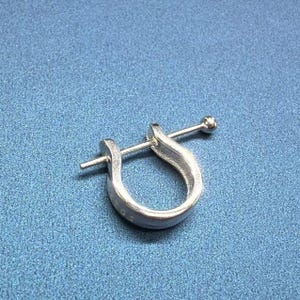 Sterling Silver Shiny Pinch Bails w/ Hole Bail, s925 Silver 925 Silver Pinch Bail set, Pendant Bail Jewelry Making Supplies
