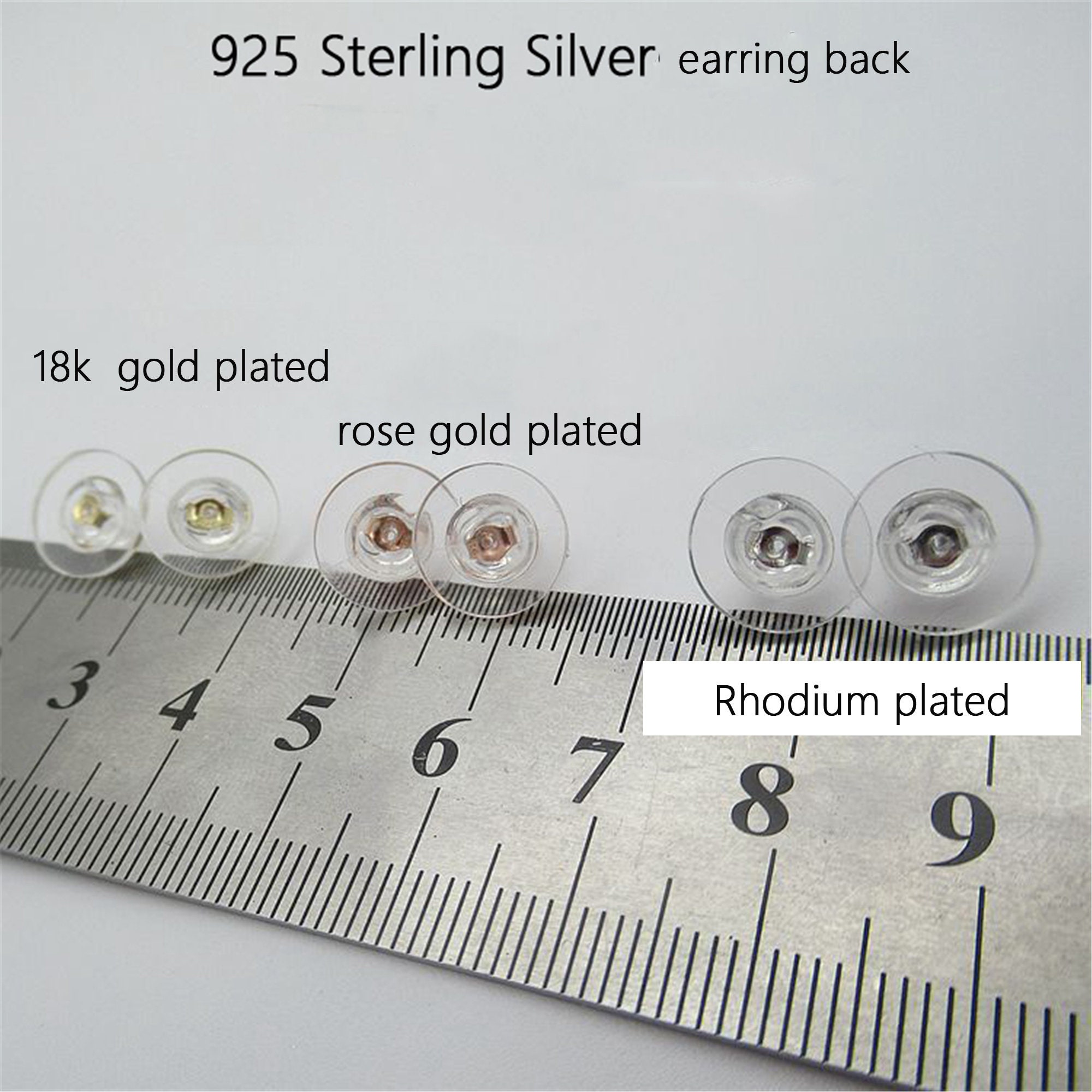 50, 100 or 200 Earring Backs, Clear Earring Backs, Rubber Earring Backs,  Silicone Earring Backs, Earring Nuts, Dome Earring Backs, Posts 