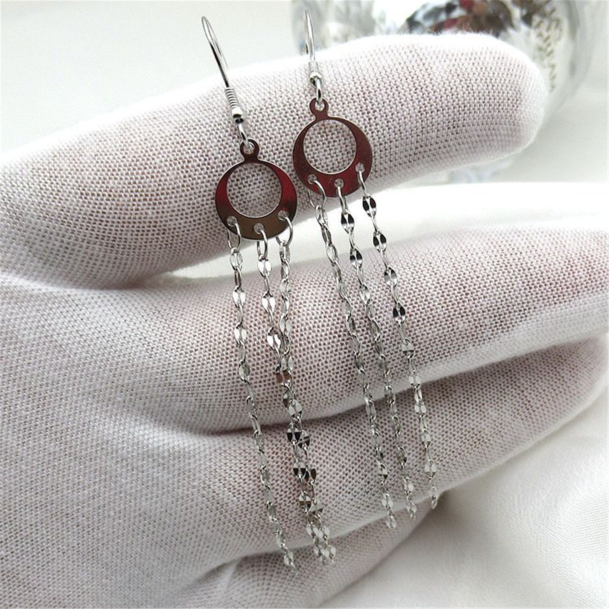 2pairs, S925 Sterling Silver Earring findings components Sterling Silver  Earring Hooks, Earring Wire Clasp for Ear