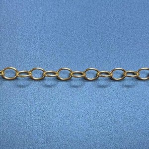 1meter 14K Gold Filled Cable Chain Footage, Gold Filled Bulk Chains,Unfinished Chains,Bulk Necklace Chain for DIY Jewelry Making 2.2mm 2.6mm