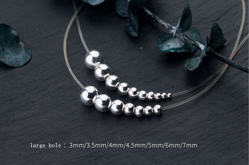 Sterling Silver Beads Sterling Silver Seamless Round Beads Etsy