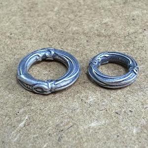 Sterling Silver Phoenix Ring Bead, 925 Silver Phoenix Round Bead, Round Ring Bead, Phoenix Ring Beads, Spacer Beads, Bracelet Beads