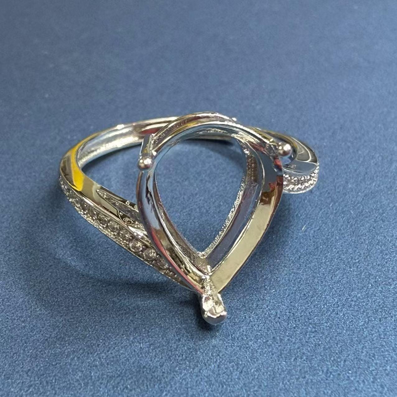 Anello Dual Shine – Anello Aperto Regolabile Con Doppio Cristallo Tagl – Divae Jewelry Store - Foto 5